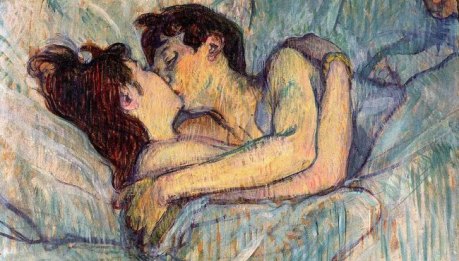 En la cama. Henri de Toulouse-Lautrec