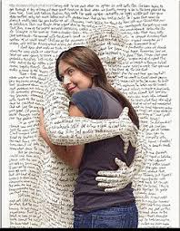 abrazado a tus letras